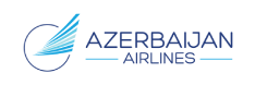 Azerbaijan Airlines – Logo mit stilisiertem Flügel in Blautönen