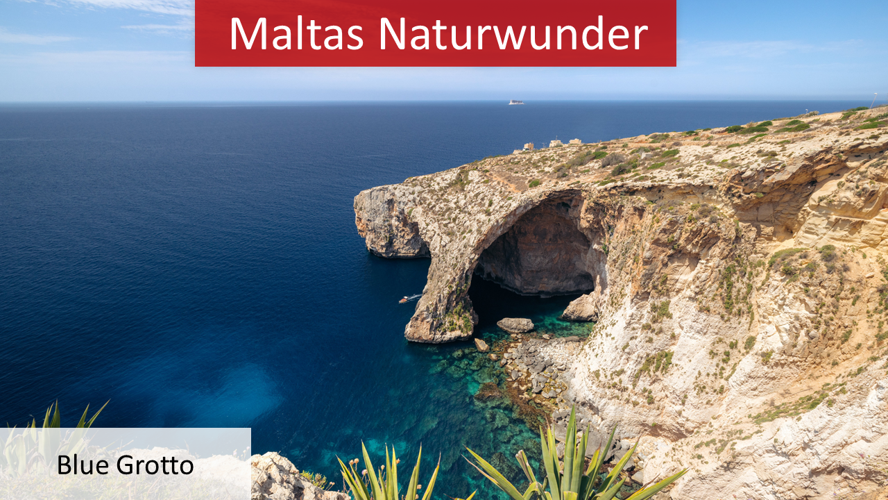 Malta Maltas Naturwunder